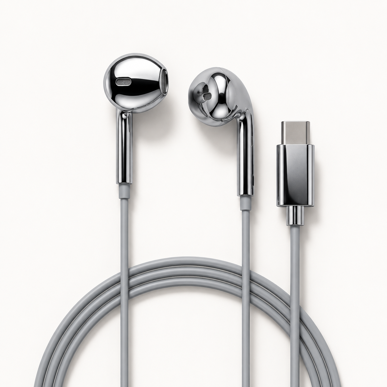 Chromeva Aura 01 | Chrome Wired Earphones